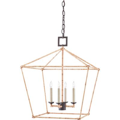 Currey & Co. - Denison Rattan Medium Lantern - 9000-0872