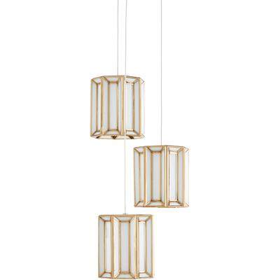 Currey & Co. - Daze 3-Light Multi-Drop Pendant - 9000-0889