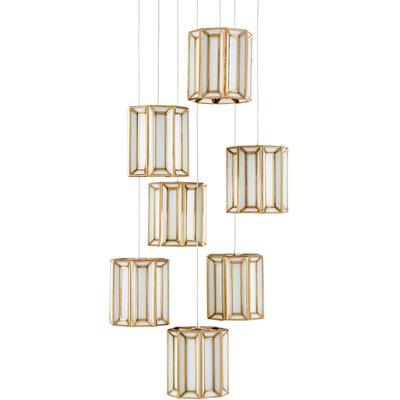 Currey & Co. - Daze 7-Light Multi-Drop Pendant - 9000-0890