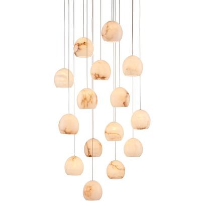 Currey & Co. - Lazio Round 15-Light Multi-Drop Pendant - 9000-0898