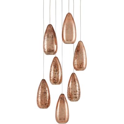 Currey & Co. - Rame 7-Light Multi-Drop Pendant - 9000-0904