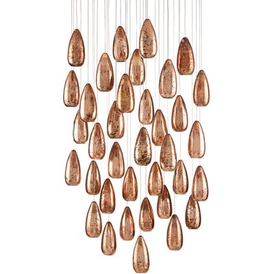 Currey & Co. - Rame 36-Light Multi-Drop Pendant - 9000-0908