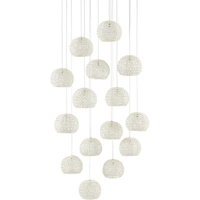 Currey & Co. - Piero Round 15-Light Multi-Drop Pendant - 9000-0912