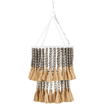 Currey & Co. - St. Barts Taupe Pendant - 9000-0958