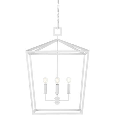 Currey & Co. - Denison White Grande Chandelier - 9000-0977