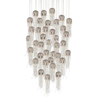 Currey & Co. - Medusa 36-Light Multi-Drop Pendant - 9000-1032