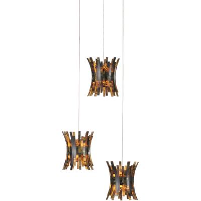 Currey & Co. - Alsop 3-Light Multi-Drop Pendant - 9000-1041