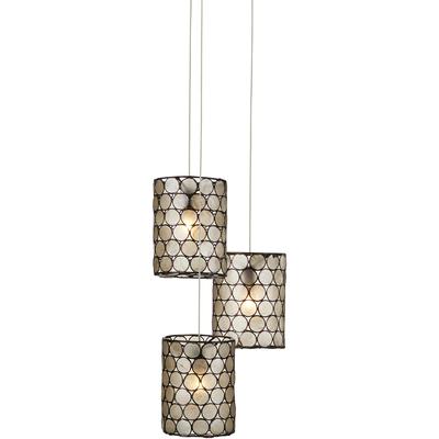 Currey & Co. - Regatta 3-Light Multi-Drop Pendant - 9000-1048