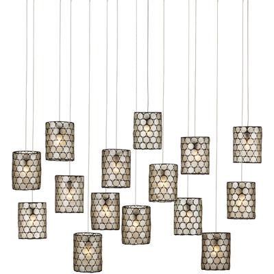 Currey & Co. - Regatta Rectangular 15-Light Multi-Drop Pendant - 9000-1051