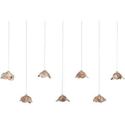 Currey & Co. - Catrice Rectangular 7-Light Multi-Drop Pendant - 9000-1055