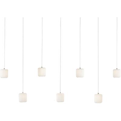 Currey & Co. - Dove Rectangular 7-Light Multi-Drop Pendant - 9000-1060