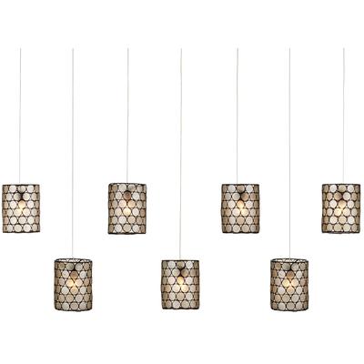 Currey & Co. - Regatta Rectangular 7-Light Multi-Drop Pendant - 9000-1074