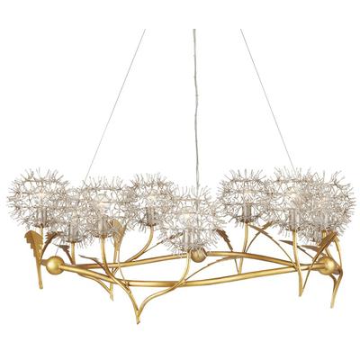 Currey & Co. - Dandelion Silver & Gold Chandelier - 9000-1080