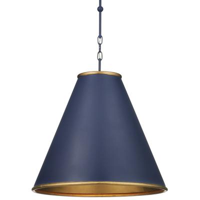 Currey & Co. - Pierrepont Large Blue Pendant - 9000-1090