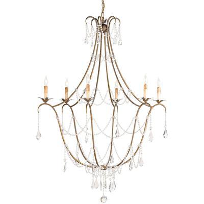 Currey & Co. - Elizabeth Gold Chandelier - 9048