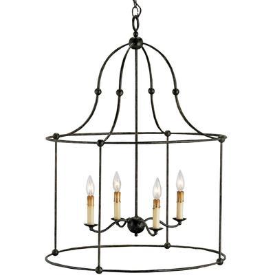 Currey & Co. - Fitzjames Black Large Lantern - 9160