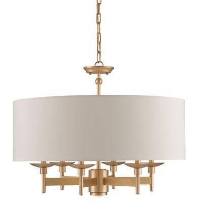 Currey & Co. - Bering Brass Chandelier - 9299