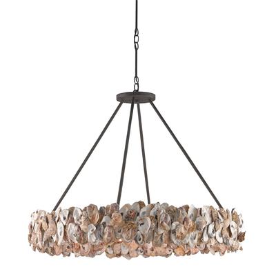 Currey & Co. - Oyster Chandelier - 9672