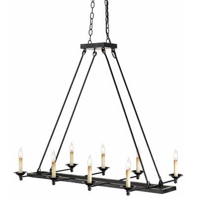 Currey & Co. - Houndslow Rectangular Chandelier - 9816