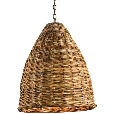 Currey & Co. - Basket Pendant - 9845