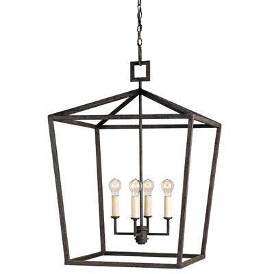 Currey & Co. - Denison Black Grande Lantern - 9871