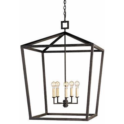 Currey & Co. - Denison Black Large Lantern - 9872