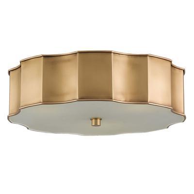 Currey & Co. - Wexford Brass Flush Mount - 9999-0001