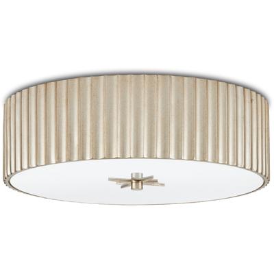 Currey & Co. - Caravel Silver Flush Mount - 9999-0066