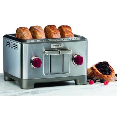 WOLF Gourmet Four-Slice Toaster - WGTR154S-C