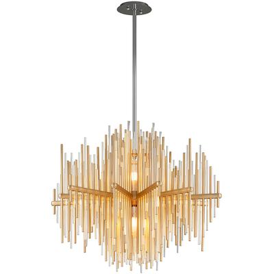 Corbett Lighting - Theory 2-Light Medium Pendant - 238-42-GL/SS