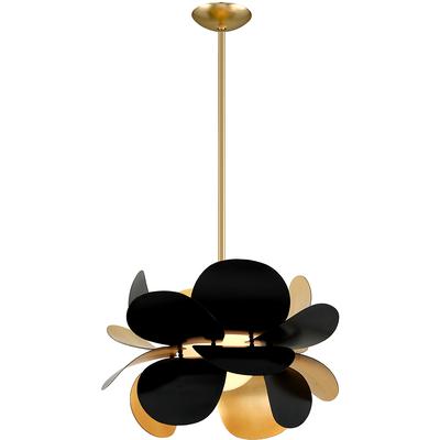 Corbett Lighting - Ginger 1-Light Pendant - 308-42-GL/SBK