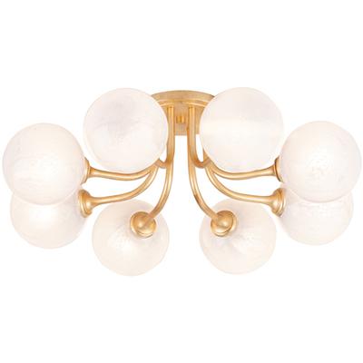 Corbett Lighting - Onyx 8-Light Semi-Flush Mount - 332-08-VGL