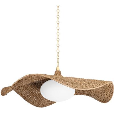 Corbett Lighting - Levene 1-Light Chandelier - 347-59-VGL