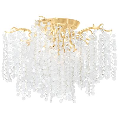 Corbett Lighting - Genoa 5-Light Semi Flush - 350-24-GL