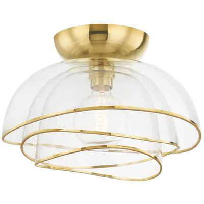 Corbett Lighting - Esme 1-Light Flush Mount - 358-17-VPB