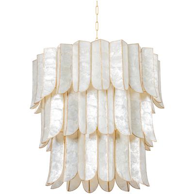 Corbett Lighting - Cartagena Chandelier - Vintage Gold Leaf - 365-32-VGL