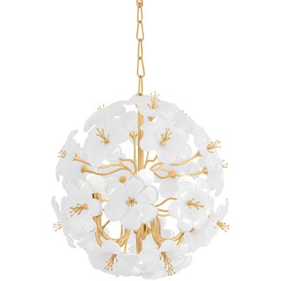 Corbett Lighting - Hygea Chandelier - Gold Leaf - 367-22-GL