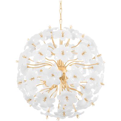 Corbett Lighting - Hygea Chandelier - Gold Leaf - 367-33-GL