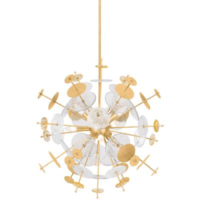 Corbett Lighting - Gleason Chandelier - Vintage Gold Leaf - 371-29-VGL