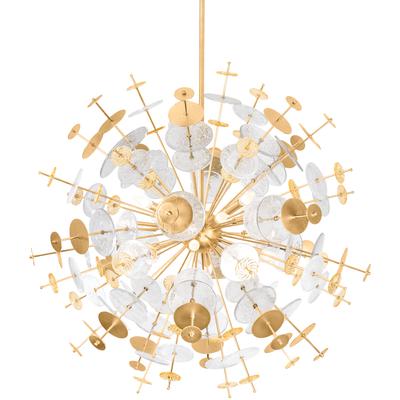 Corbett Lighting - Gleason Chandelier - Vintage Gold Leaf - 371-37-VGL