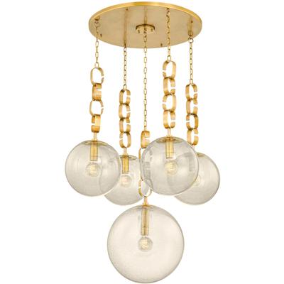 Corbett Lighting - Nessa Chandelier - Vintage Brass - 374-38-VB