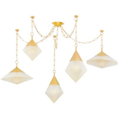 Corbett Lighting - Angelique Chandelier - Vintage Polished Brass - 383-59-VPB