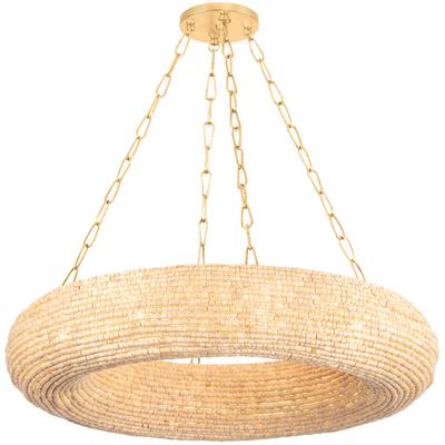 Corbett Lighting - Lure Chandelier - Vintage Gold Leaf - 384-36-VGL