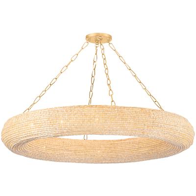 Corbett Lighting - Lure Chandelier - Vintage Gold Leaf - 384-50-VGL