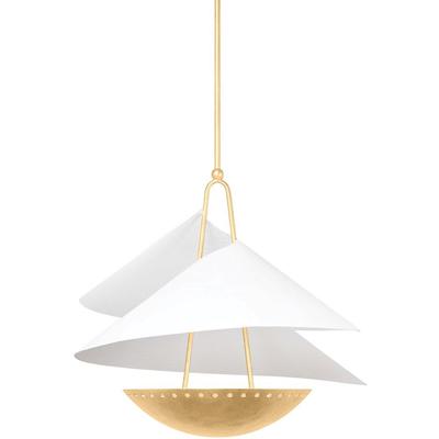 Corbett Lighting - Carini 3-Light Pendant - 411-24-VGL/GSW