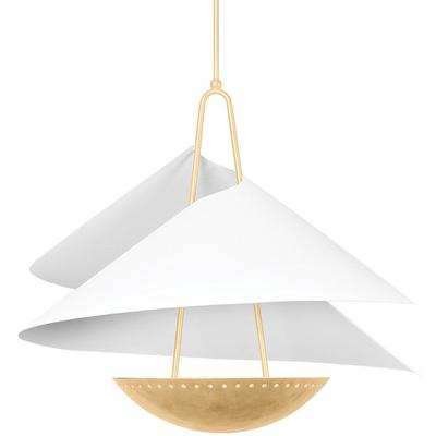 Corbett Lighting - Carini 4-Light Pendant - 411-34-VGL/GSW