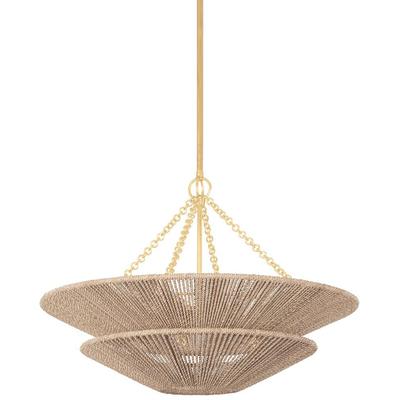 Corbett Lighting - Tropea 6-Light Pendant - 412-30-GL