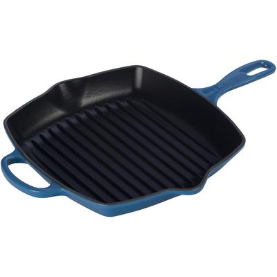 Le Creuset - 10-1/4" Signature Square Skillet Grill - Marseille - 20183026200001