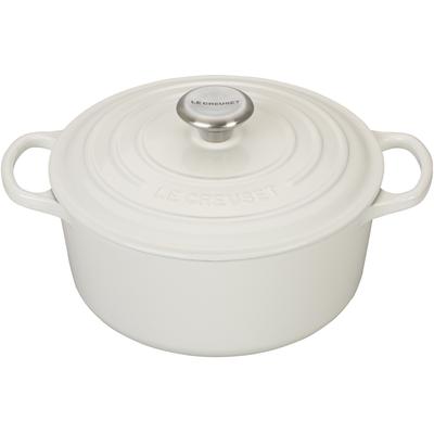 Le Creuset - 4-1/2-Qt. Signature Round Dutch Oven - White - 21177024010041