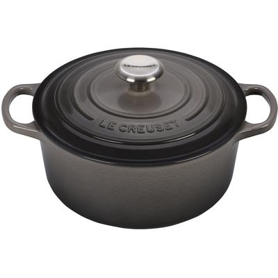 Le Creuset - 4-1/2-Qt. Signature Round Dutch Oven - Oyster - 21177024444041